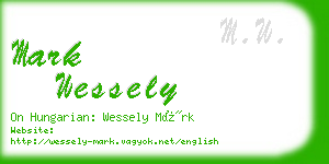 mark wessely business card